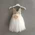 Ballerina with flowers Dresses Little Palace Store Ivory straight 100(1-2Y)